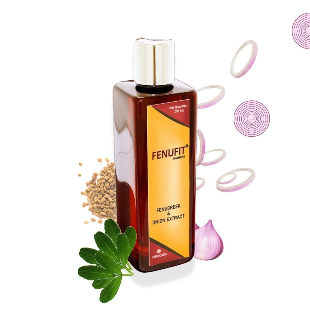 Fenufit Shampoo - best onion and fenugreek shampoo for hair growth and fall control